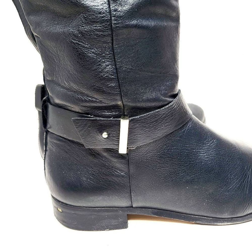 Ann taylor black leather riding boots size 7.5 Brody - Picture 11 of 12
